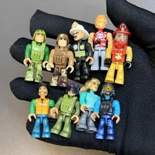 NEW LOT 9  MINI FIGURE CARS HOT MEGA CONSTRUX Bloks BUILDING figure WHEELS toy