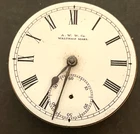 Antique 1896 Waltham Home Watch 1876 Pocket Watch Movement 14s 7j Parts/Repair