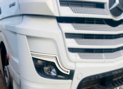 2 Teilig - aus Kunststoff-Scheinwerferblenden pass. für Mercedes Actros MP4-MP5