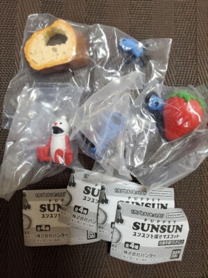 Find Puppet Sunsun Mascot All 4 Types Set Gacha Complete Capsule
