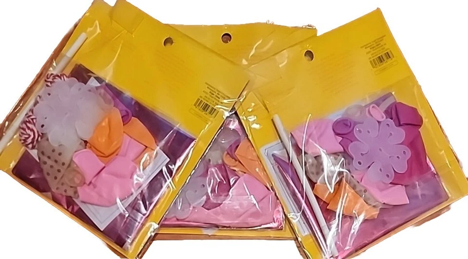 Tres (3) Escuadrón Sol ~ 31.75" Globos Flamenco Lámina ~ 12" Globos ~ Guirnalda Foto 3 de 4