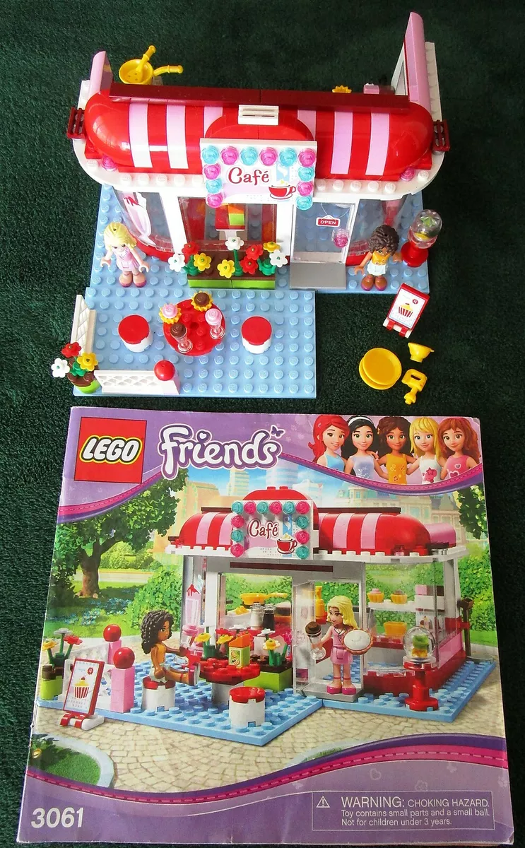 LEGO FRIENDS: City Park Cafe (3061) complete set with manual