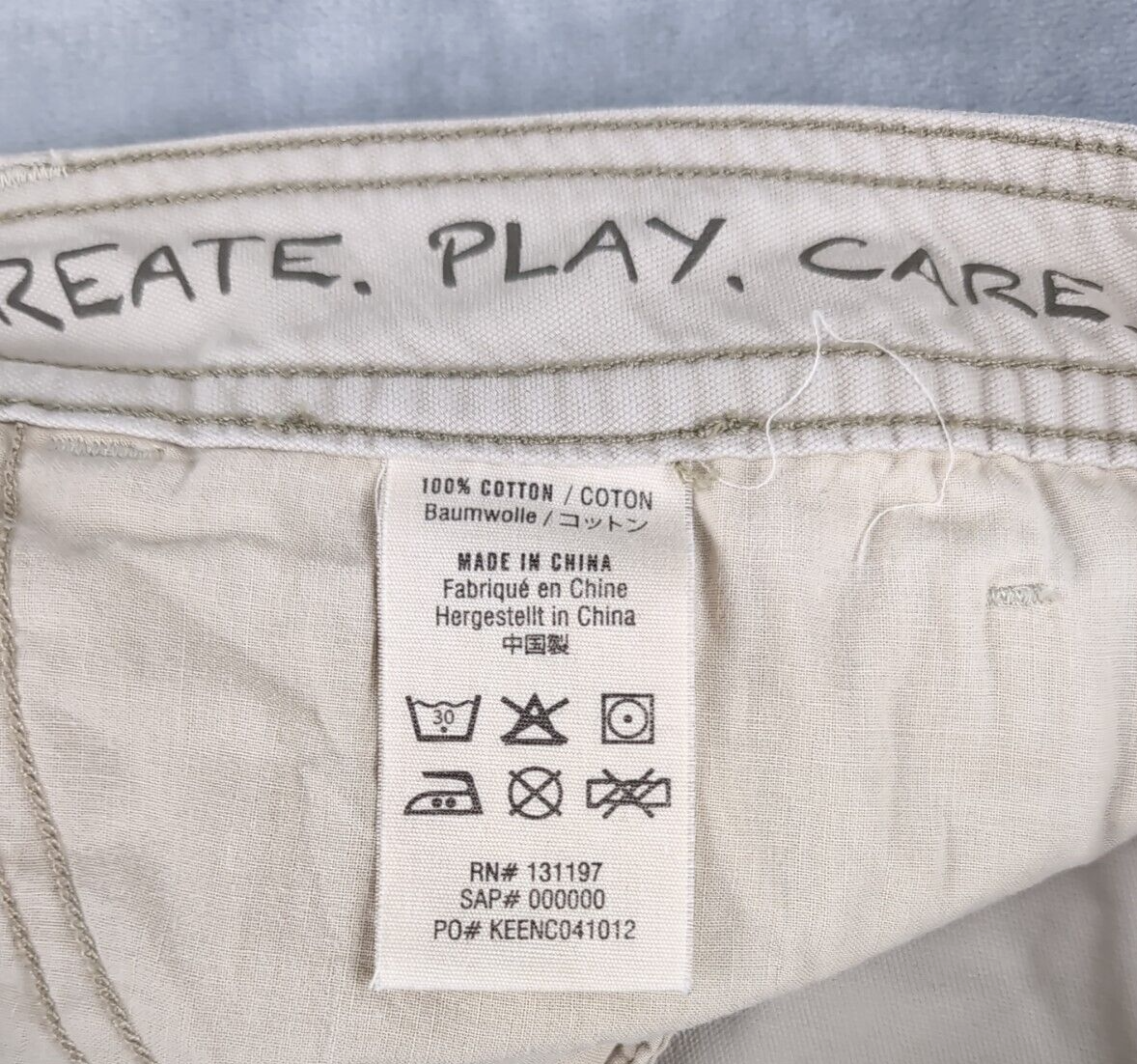 KEEN Newport Skort Donna 12 Cachi Dritto Cargo Escursionismo Esterno Tasche