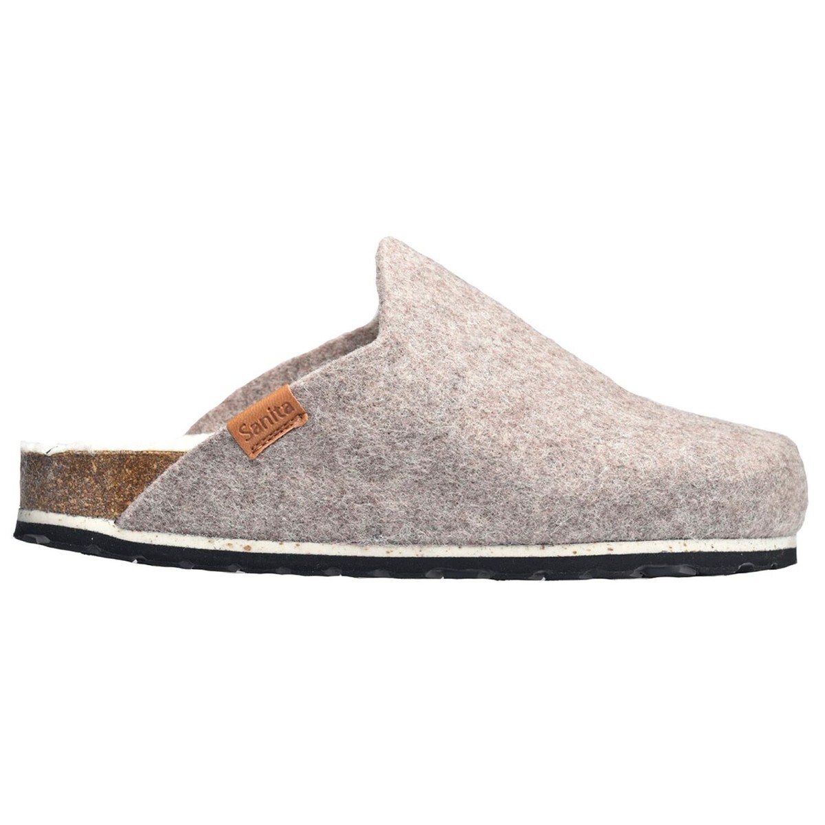 Sanita 'Harzen' Wool Felt Clog Slippers in Rose (480060)