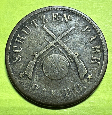 Schutzen Park Baltimore MD Maryland Rifle Target 1870-1880 R-MD-BA-90B ...