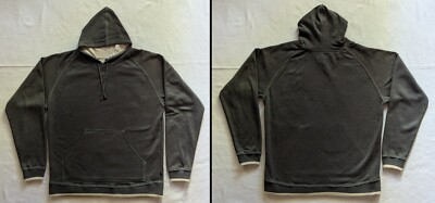 Men's Alpine Design Olive Green Textured Hoodie Size XL New (NWOT)
