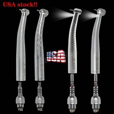 Dental High Speed / Fiber Optic LED Handpiece 4/6Hole Quick Coupler Fit KaV