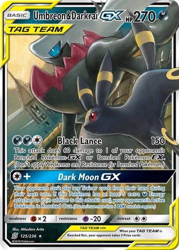 Umbreon & Darkrai GX 125/236 Sm-Unified Minds