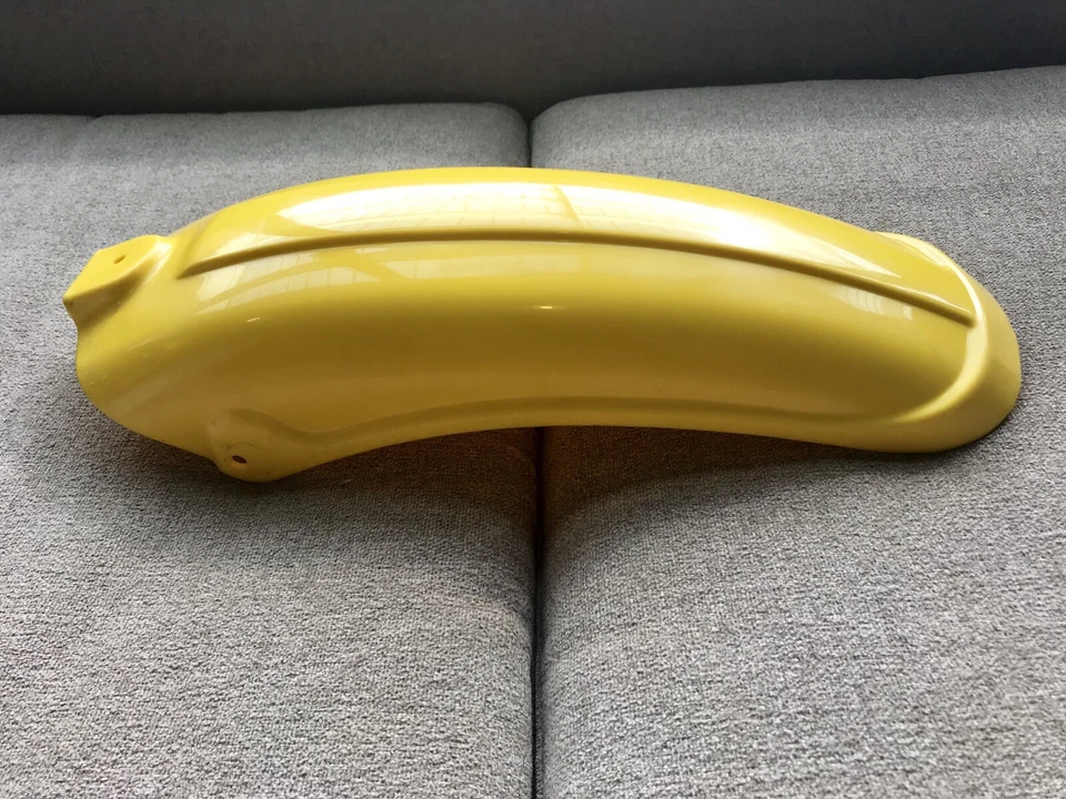 Guardabarros trasero amarillo Yamaha YZ125 1977 1978 1979 2K6-21611-00 N.O.S RARO Foto 4 de 4