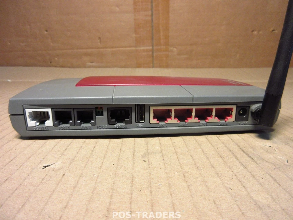 AVM FRITZBox Fon WLAN 7170 20002387  125 Mbps 4-Port Router 1X ANTENNA EXCL PSU - Bild 2 von 3