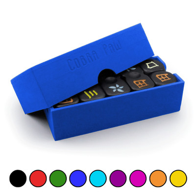 Aufbewahrungsbox / Spiel Reisekoffer - für Cobra Paw - Auswahl aus neun Farben