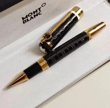 Montblanc Writers Edition Conan Doyle Limited Edition Black Gold Ballpoint Pen
