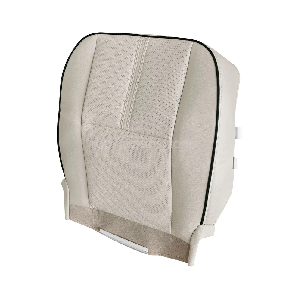 Front Passenger Bottom Perforated Leather Seat Cover Tan For 2010-12 Lincoln MKZ Foto 3 de 4