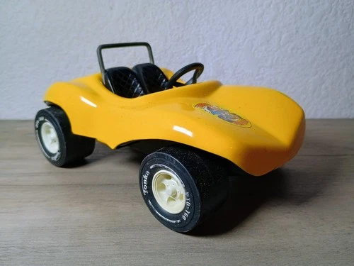 Tonka Fun Dune Buggy VTG Pressed Steel Yellow 7" L WTO-760 Tires - SHIPS FREE!