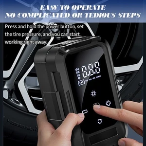 1x Cordless Air Pump for Portable Car Tires Inflator Air Compressor 150 PSI