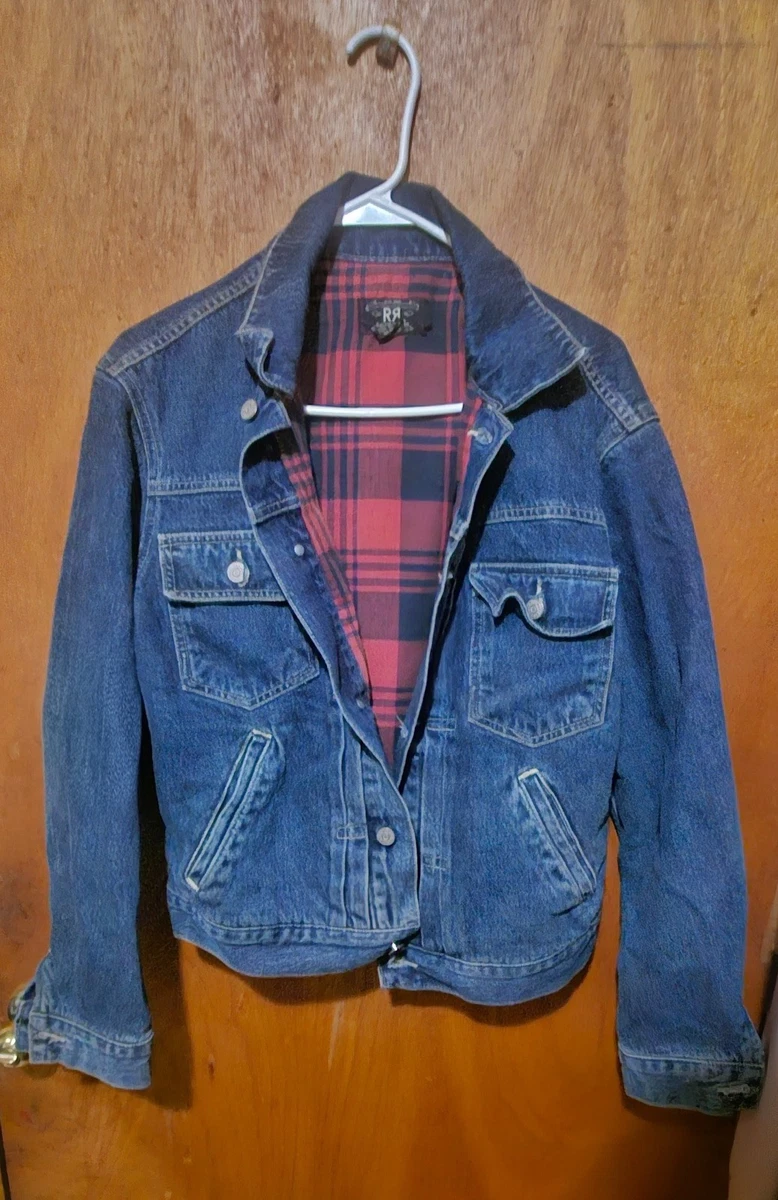 RRL 蓝色牛仔外套、夹克、背心男士| eBay