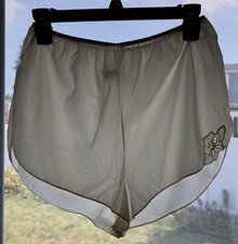 Vintage Cheryl Teigs Yellow Super Sheer/Light Brief Panties Medium S 27/28 Waist
