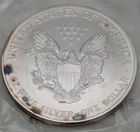 2002 Uncirculated American Silver Eagle 1 Troy Oz .999 Fine Silver