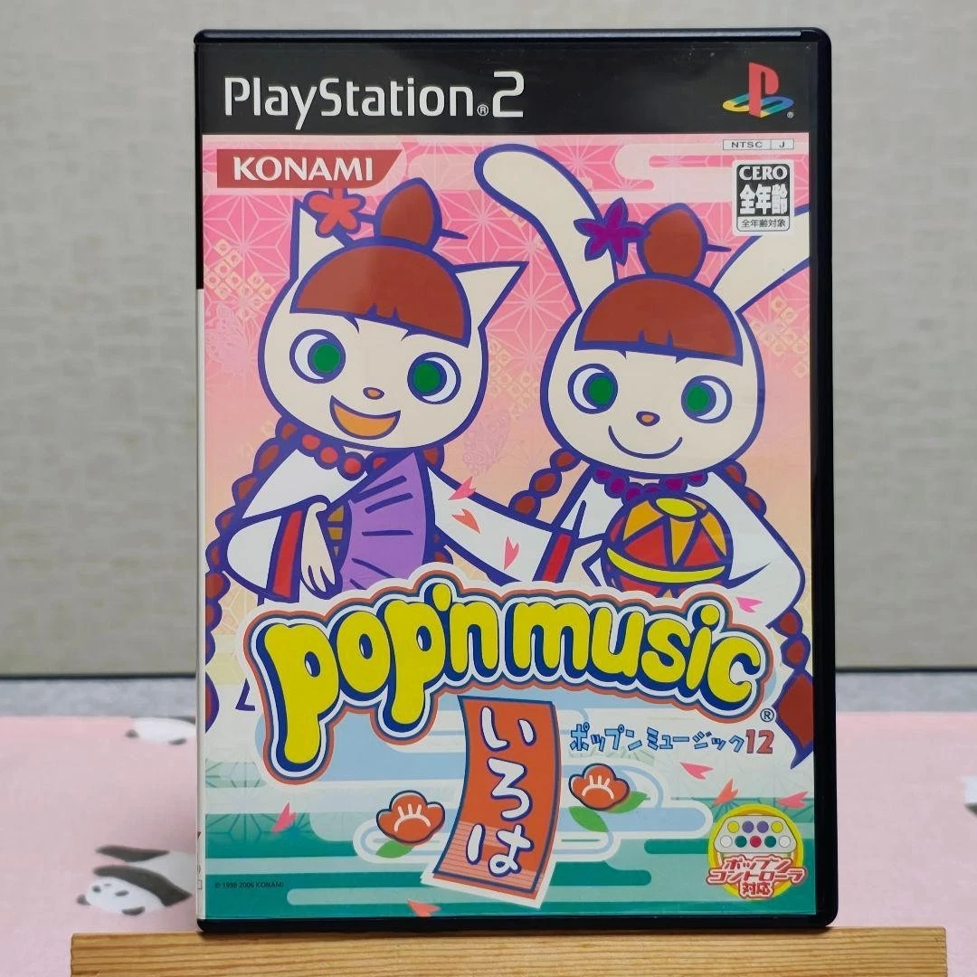 Pop'n Music 12 Iroha PlayStation 2 PS2 Konami Bemani Rhythm Game