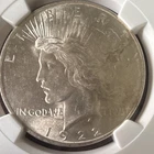 1922 Peace Silver Dollar $1 Philadelphia NGC MS64 Business Strike KM#150