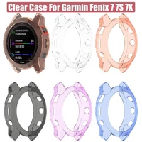 Silicone Bumper TPU Case Cover for Smart Watch Protector for Garmin Fenix7 7X 7S