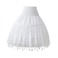 Crinoline Petticoat Wedding Dress Under Skirt for Photo Birthday Fancy Dress