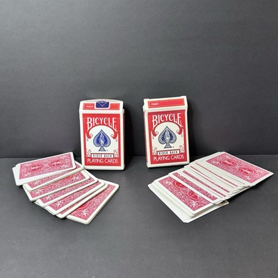 Bicycle Playing Cards Rider Back Red Set Of 2  GUC