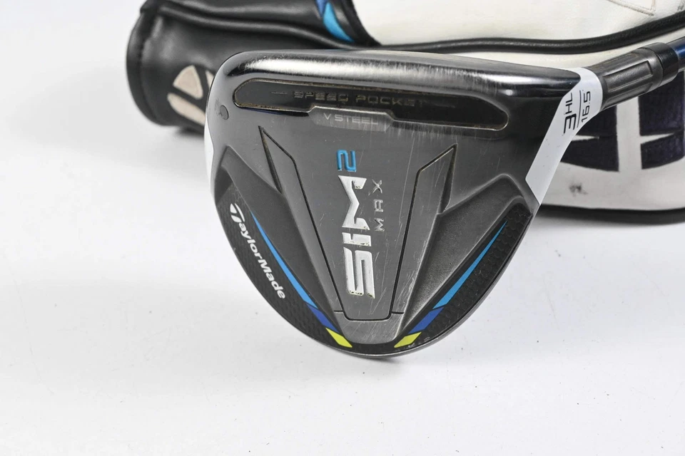 Taylormade SIM2 Max #3 Wood / 16.5 Degree / Regular Flex Fujikura Ventus Blue 5 - Image 2 of 4