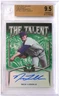 Nick Lodolo/Reds 2019 Leaf Valiant The Talent Green Prismatic/99 BGS 9.5 Auto 10