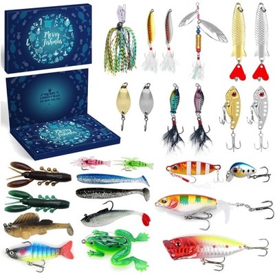 Angeln Adventskalender Angelhaken Angelköder Geschenk
