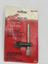 Milwaukee 48-66-3280 K32 Chuck Key Jacobs w/ 1/4" Pilot
