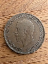 King George V One Penny Coin 1931 British United Kingdom