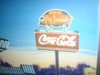 1950's chevy's?laminated restaurant  menu?Pig Sandwich,signed Randy Wellborn — photo 9