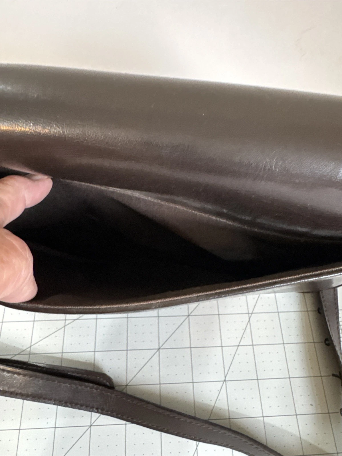 Borsa donna vintage Y2K Guess marrone fibbia metallo tracolla regolabile anni 2000