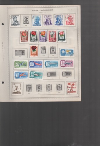 Hungary stamps 1800s to 1964 mh used cto album pages 915 stamps (MB28 - Picture 20 of 24