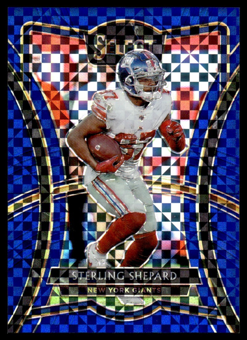 2019 Panini Select Blue Prizm Sterling Shepard 102/149 New York