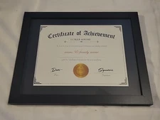 ELSKER & HOME 11x14 Diploma Frame 8.5x11 Certificate&Document with Mat or 11x14