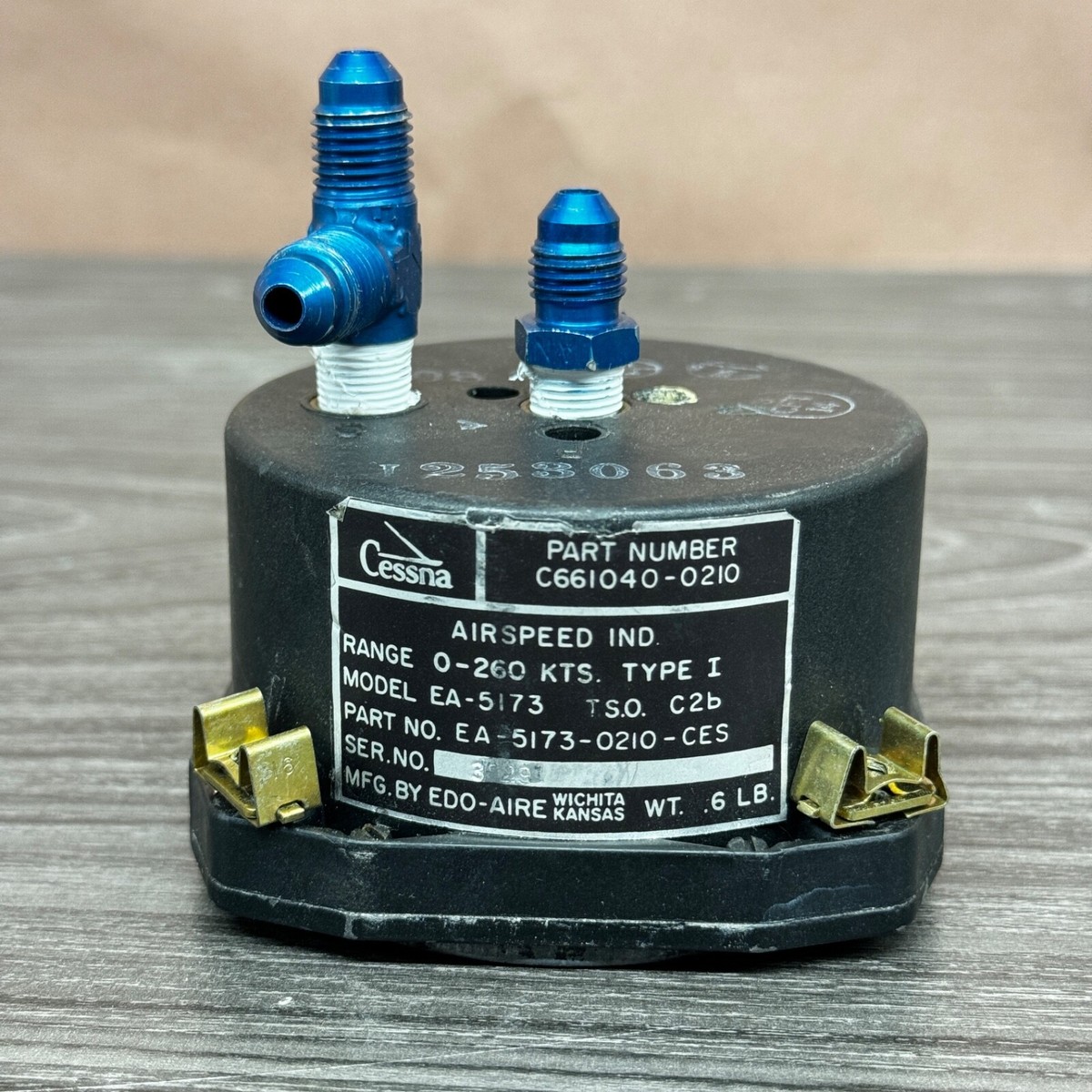 CESSNA Air Speed Indicator, P/N C661040-0210 | eBay
