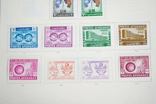 AFGHANISTAN 1910–1960s COLLECTION OF 425+ STAMPS MINT & USED ON SCOTT PAGES - Picture 22 of 24