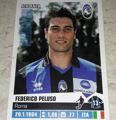 PANINI FOOTBALLER FIGURE 2012/13 ATALANTA FURUSO No. 18 ALBUM 2013