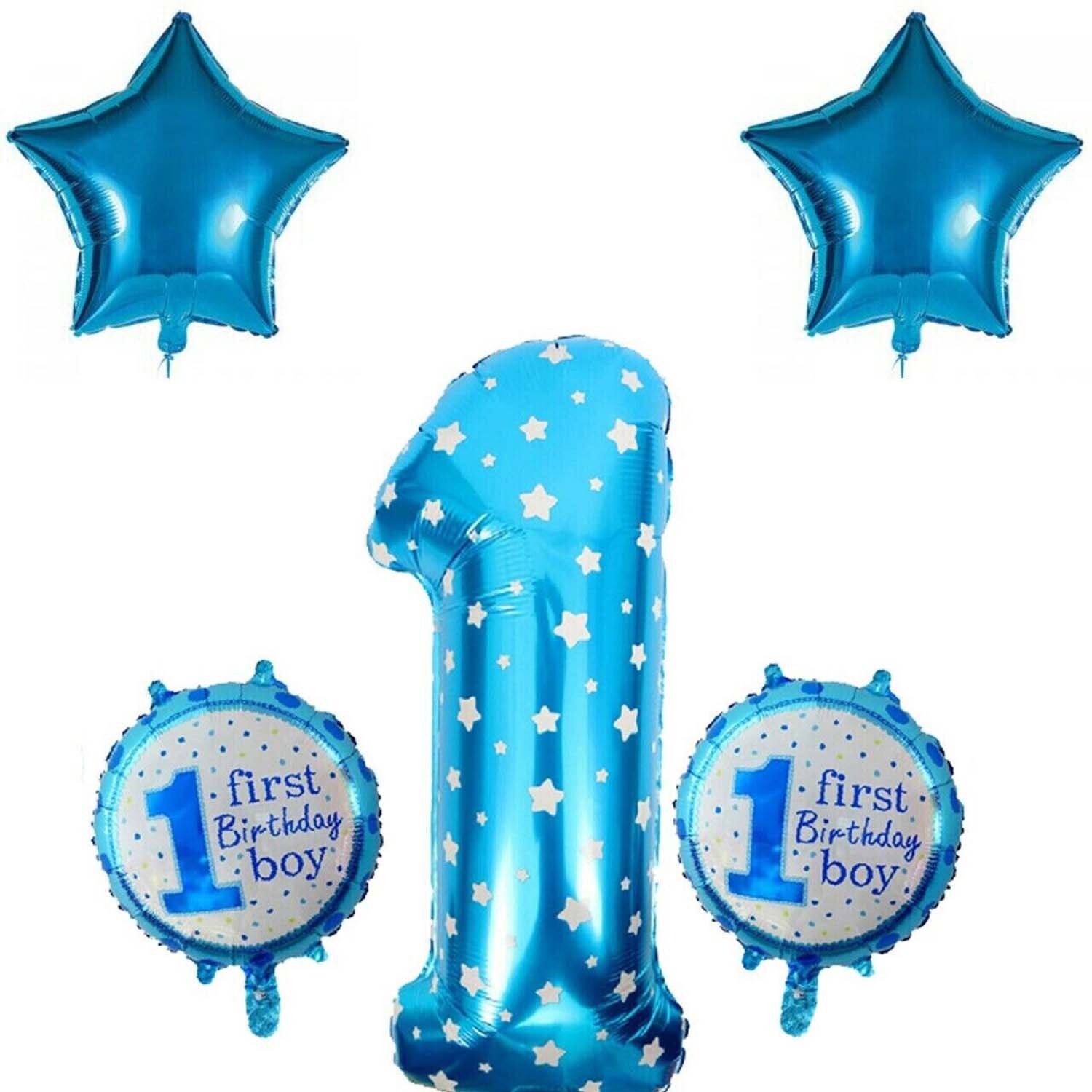 Balloons New Born Baby Foil Party Shower Boy Girl Decorations no Helium