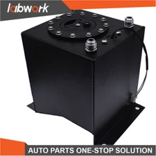 Labwork Racing/drift Black 2.5 Gallon Coated Fuel Cell Gas Tank & Level Sender