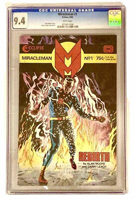 Eclipse Miracleman #1 1985 CGC 9.4 NM   Reintroduction Marvelman Rare