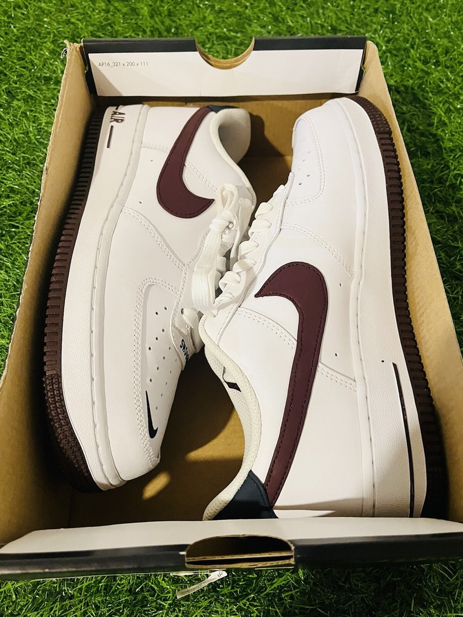 Nike Air Force 1 '07 LV8 White Maroon Mens Multi Sizes nby CJ8731