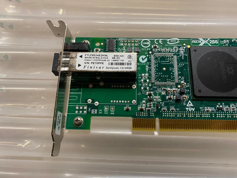 HBA HP AB429-60001 410986-001 QLogic QLA2460 4GFC Fibre Channel PCI-X 266MHz - Image 4 of 4