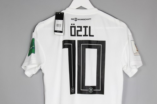 GERMANY NATIONAL TEAM 2018/2019 HOME FOOTBALL SHIRT JERSEY ADIDAS #10 OZIL S - 第 7/7 張圖片