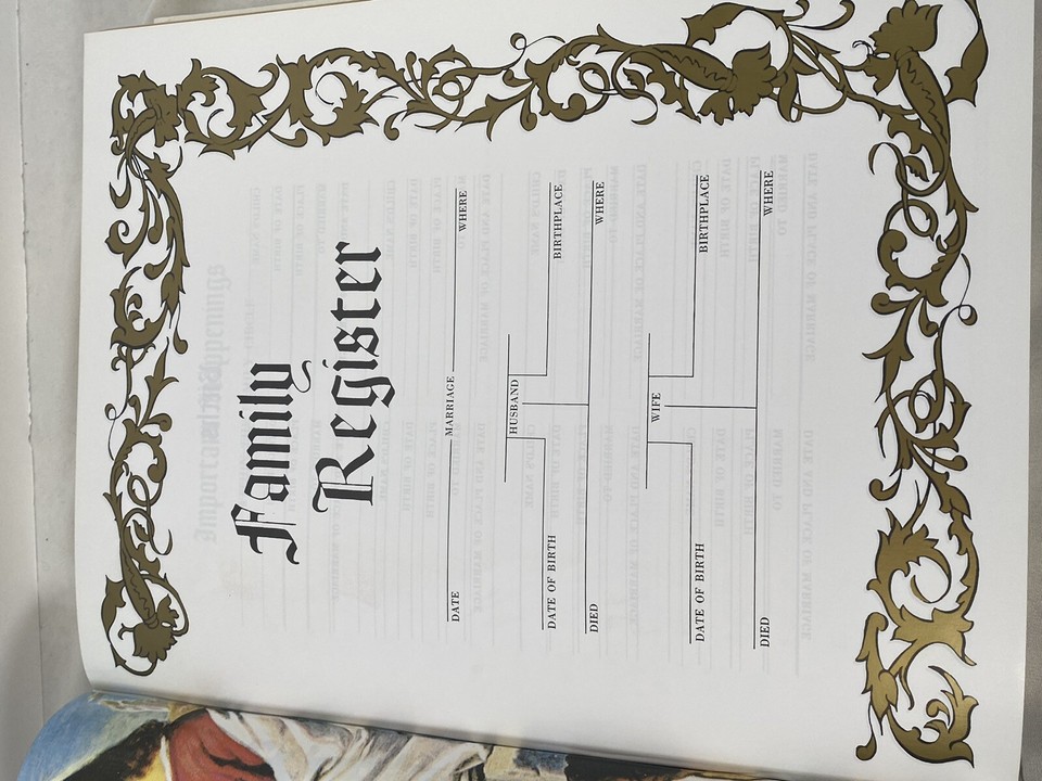 Holy Bible Large Family Heirloom Bible Authorized KJV Red Letter Read Holy bible large family heirloom bible authorized kjv red letter read