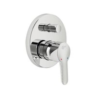 Is Badearmatur Up Connect Blue, Bausatz 2, Rosette D:163Mm, Chrom
