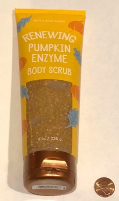 Bath and Body Works Renewing Pumpkin Enzyme Body Scrub New 8 oz. Pumice 2018