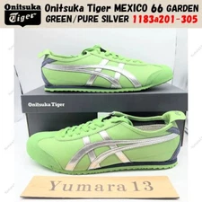 Onitsuka Tiger MEXICO 66 GARDEN GREEN/PURE SILVER 1183a201-305 Unisex Size